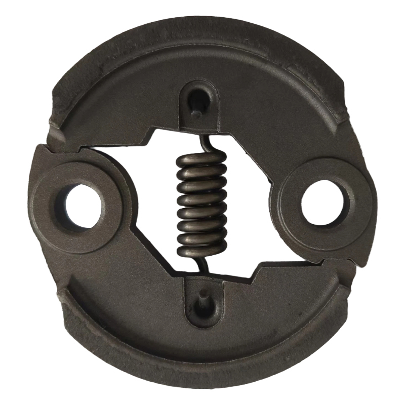 How does a lawn mower clutch ensure smooth and seamless blade start and stop?